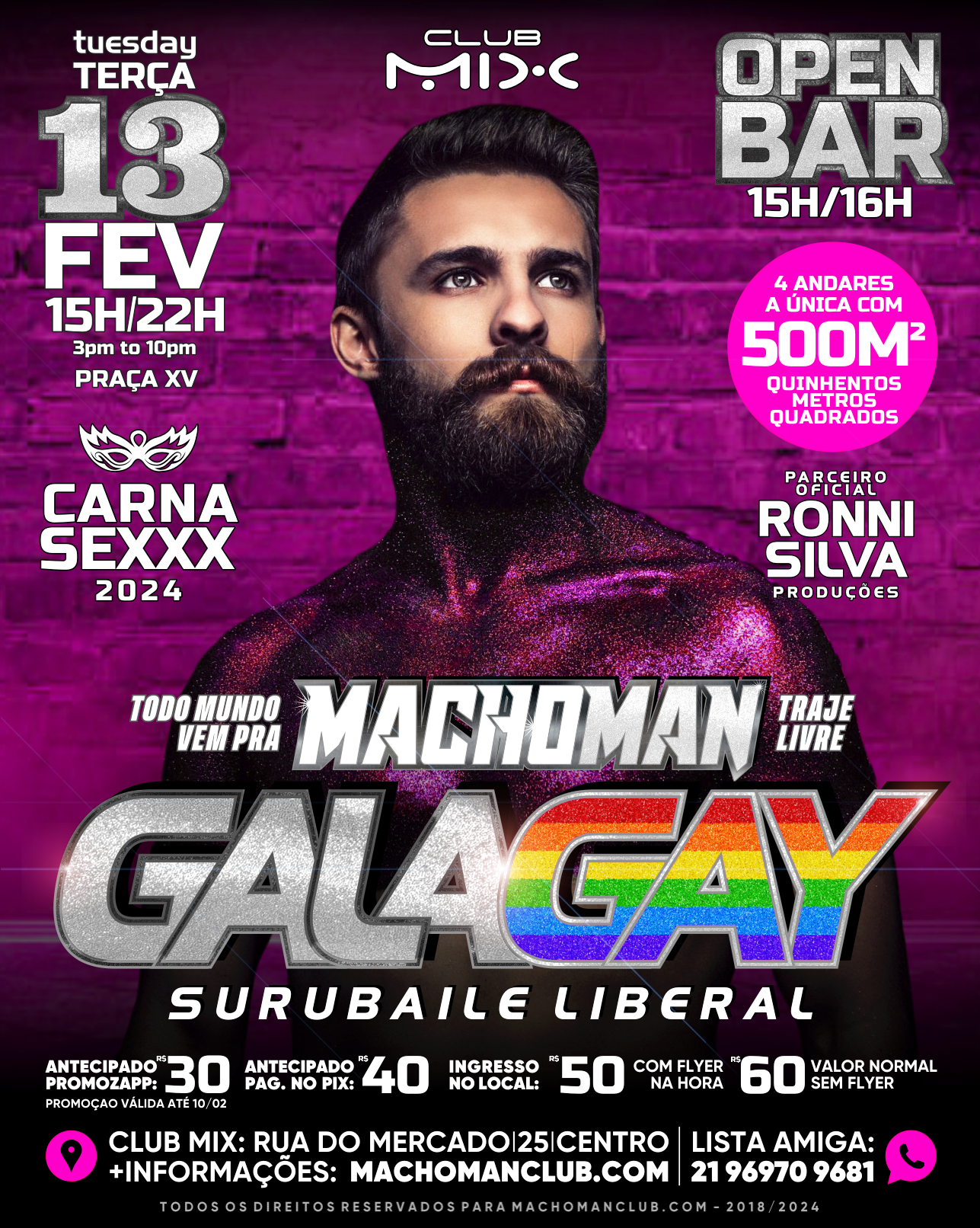 Festa Gala Gay – Club Mix Bar